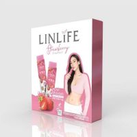 LinLife Strawberry ปนันชิตา ลินไลฟ์ สตรอเบอร์รี่ [10 ซอง] โปรตีน เจลลี่ อั้ม