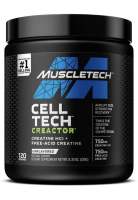 Muscletech Cell Tech CREACTOR, Creatine HCI + Free-Acid Creatine, Fruit Punch Extreme, 120 servings (269 g)