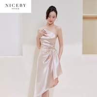 Silky Dress เดรสสีชมพูโรสโกล์