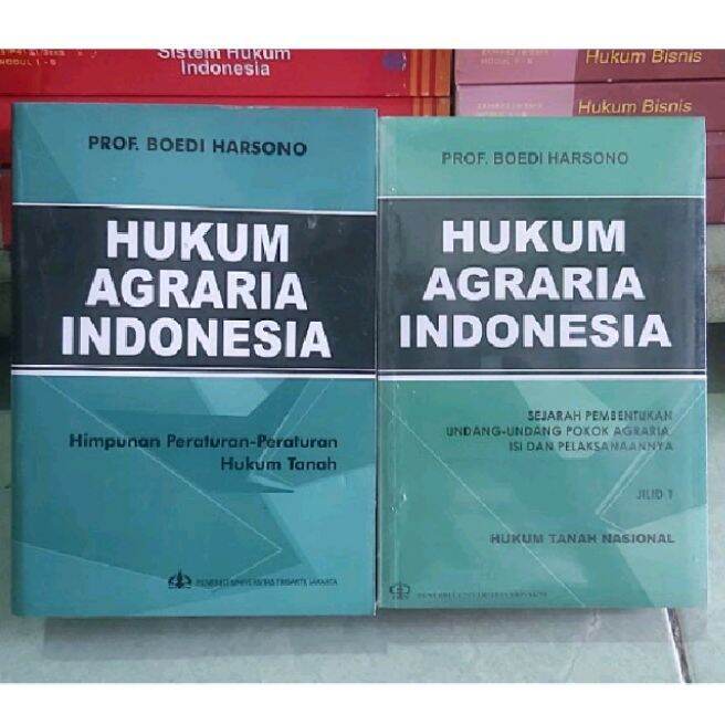 Buku HUKUM AGRARIA INDONESIA; Himpunan Peraturan-Peraturan Hukum Tanah ...