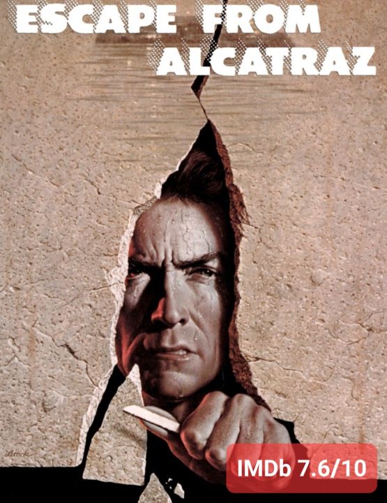 DVD Escape from Alcatraz ฉีกคุกอัลคาทราซ : 1979 #หนังฝรั่ง (เสียงอังกฤษ/ซับไทย) #คลินต์ อีสต์วูด