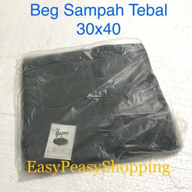 Beg Sampah Tebal/Garbage Bag /Beg Sampah Plastik/Tong Sampah | Lazada