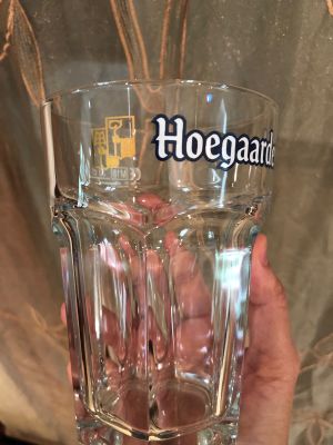 แก้วเบียร์โฮการ์เด้น Hoegaarden 330ml. ของแท้ค่ะ