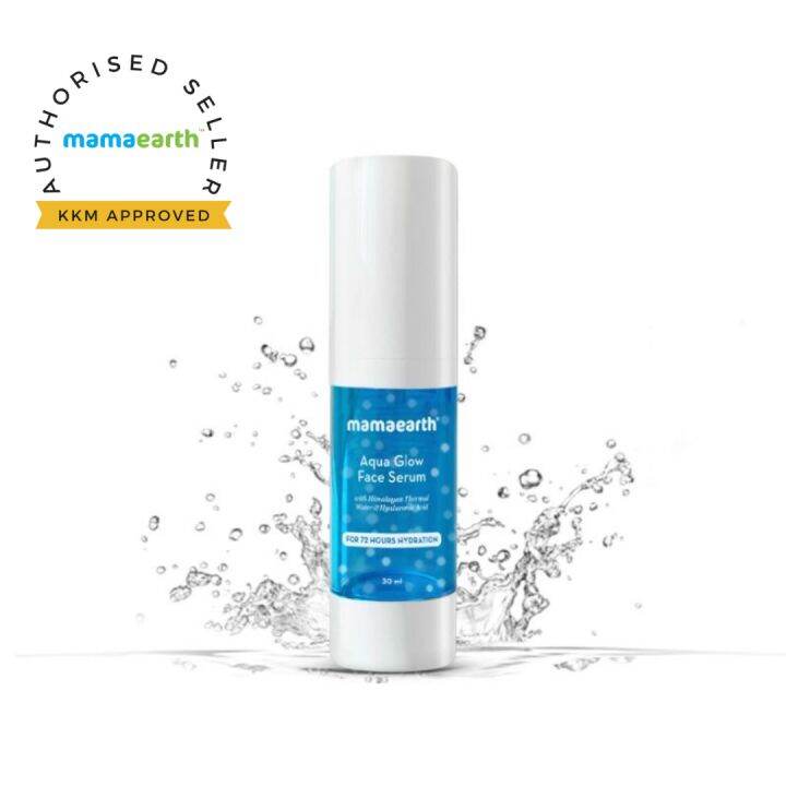 Mamaearth Aqua Glow Face Serum with Himalayan Thermal Water and