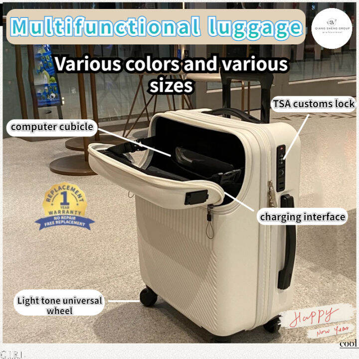 【Shipped within 24 hours 】multifunctional luggage 20/ 26 inches Front