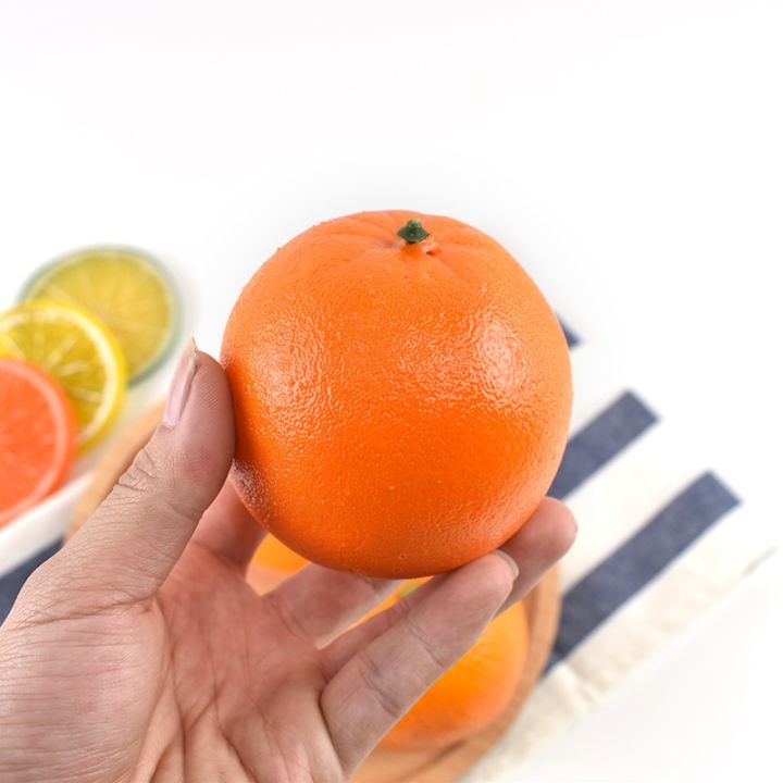 ส้มปลอม-ผลไม้ส้ม-สําหรับตกแต่งร้านค้า-แต่งบ้านเสริมฮวงจุ้ย-ส้มปลอมสำหรับตกแต่ง-เหมือนจริงมาก