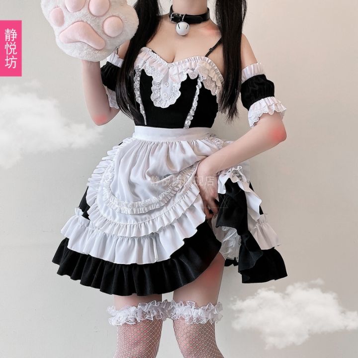 taobao-เซ็กซี่แม่บ้าน-ชุดคอสเพลย์ผู้หญิงคอสเพลย์อะนิเมะชุดเดรส-lolita-cafe