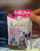 (12​ซอง)​  Ag​ science​  Gold​  นมแพะน้ำ​ ซอง​sterilised​ Goat​ milk​ 60ml