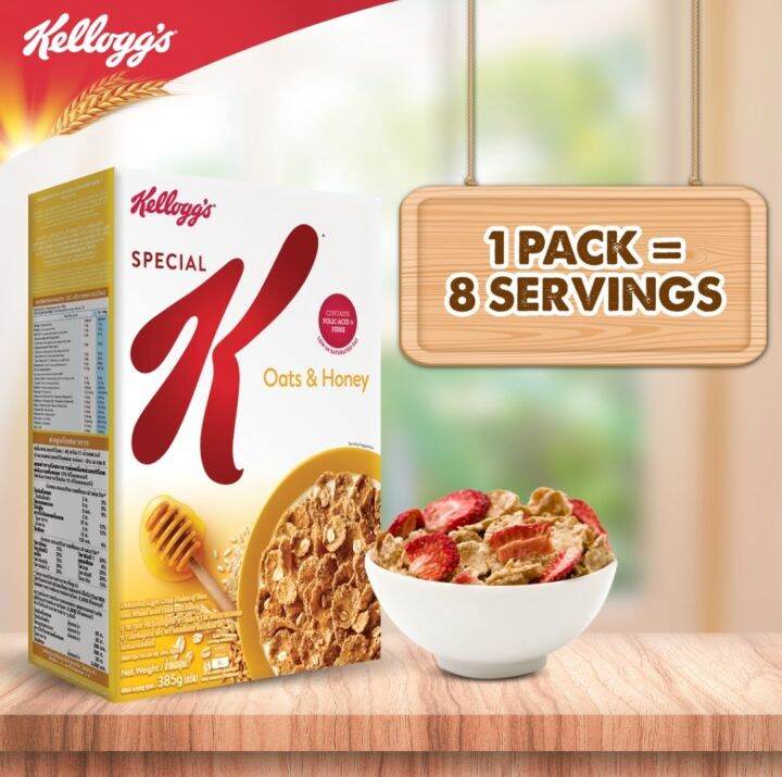 Kellogg's Special K Oats & Honey Cereal 385g Lazada PH