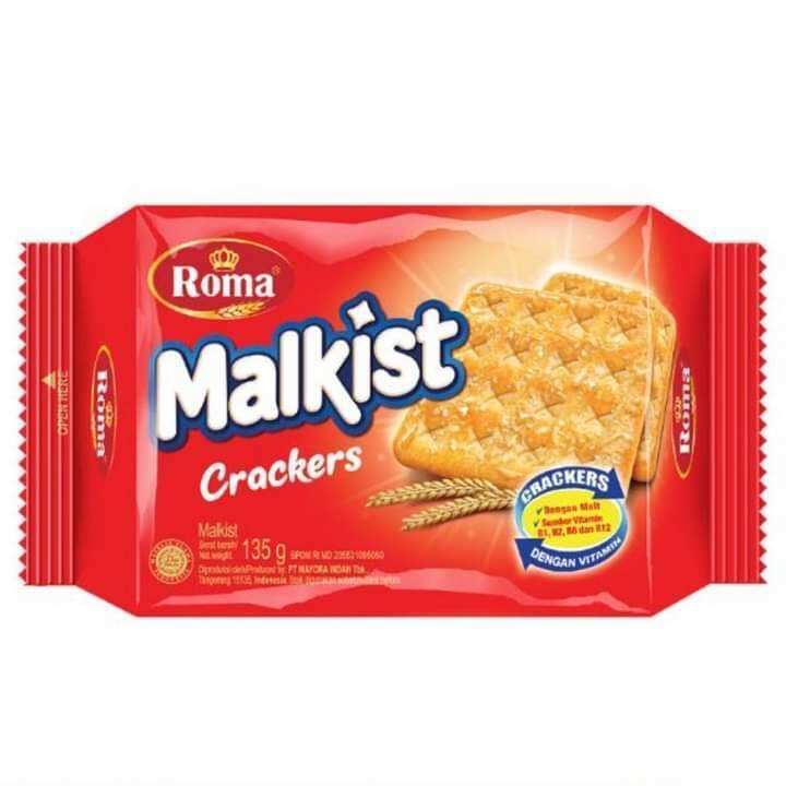 roma malkist crackers 135g - camilan krekers bervitamin - jajan enak ...
