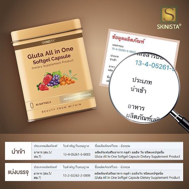 gluta-all-in-one-กลูต้าออลอินวัน-ช่วยคุณได้-เพราะใน-1-แคปซูลประกอบด้วยสารสกัดที่เปี่ยมพลังเพื่อผิวสวย-กระจ่างใส