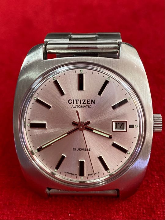 citizen-automatic-21-jewels-ตัวเรือนสแตนเลส-นาฬิกาผู้ชาย-ของแท้