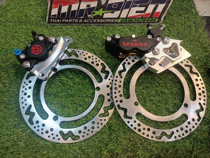 BREMBO CALIPER NMAX V1 &V2 WITH LIGTEN DISC SET BOLTS NOT INCLUDE