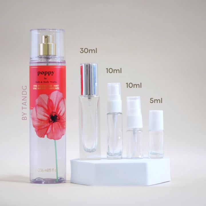 Original Bath And Body Works Poppy Fragrance Mist For Women Decant Only 5ml 10ml 30ml Lazada Ph 0586