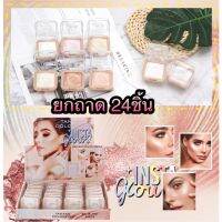 TANAKO Instaglow Highlight Powder 24ตลับ คละสี ไฮไลท์เนื้อเนียน