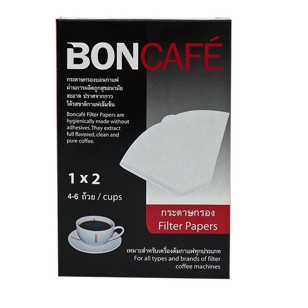 บอนกาแฟ กระดาษกรองกาแฟ ขนาด 1x2 นิ้ว x 40 ชิ้น Filter papes coffee