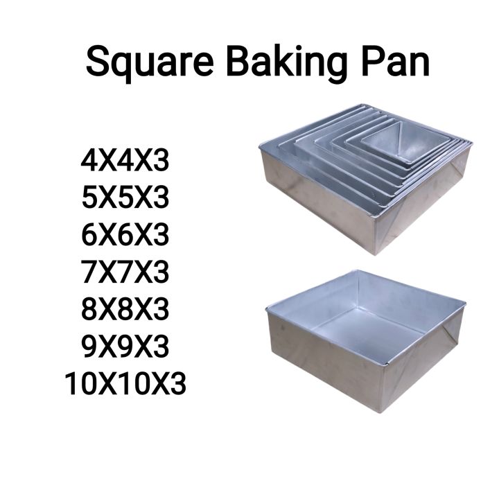 Eco-Foil 6 pk 8 in Square Cake Pan by Eco-Foil at Fleet Farm