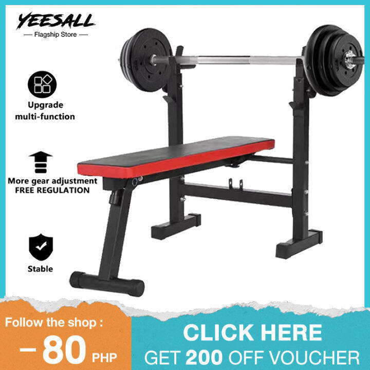 Yeesall Adjustable bench, barbell bench, dumbbell bench,weight lifting