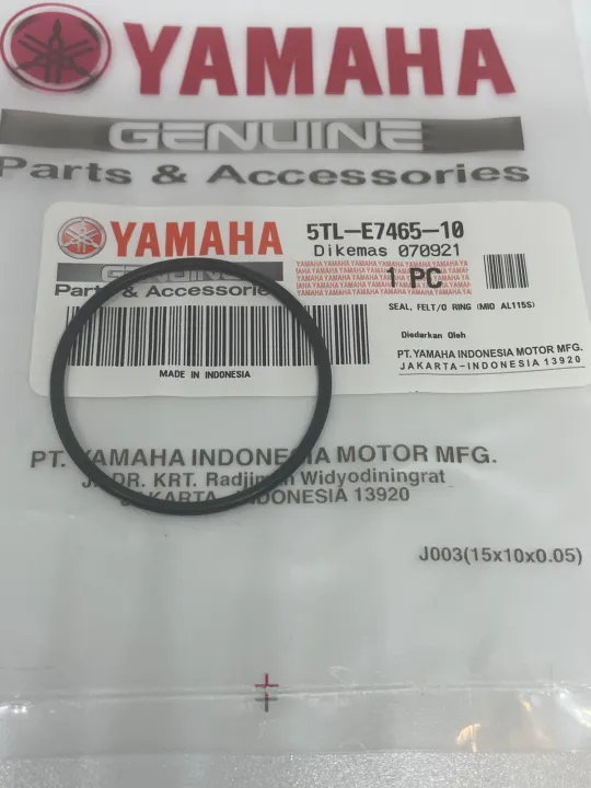 Seal,Felt/O-Ring (Mio AL115S)5TL-E7465-10 Mio Sporty/Soulty Yamaha ...