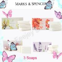 Marks&amp;Spencer สบู่ก้อน ? Floral collection ? 1แพ็ค 3ก้อน