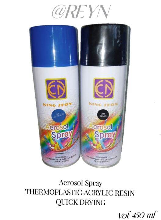 AEROSOL SPRAY PAINT Thermoplastic Acrylic Resin Quick Drying Lazada PH