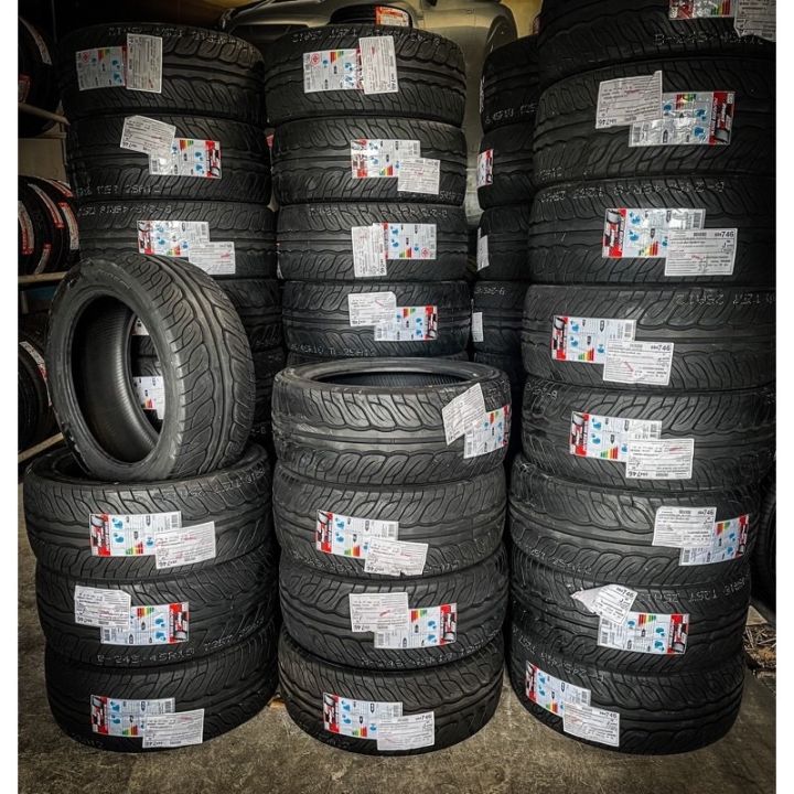 ยางรถยนต์-245-45r18-done-lensotire-ยางใหม่ปี23-ยางไทย-มีรับประกันทุกเส้น