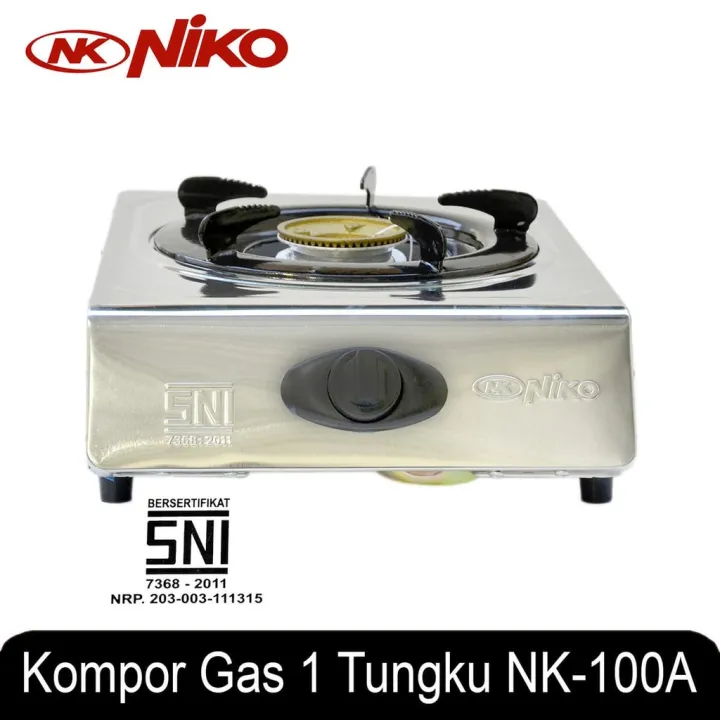 Kompor Gas Lpg 1 Tungku Stainless Steel Murah Niko Nk 100a Lazada