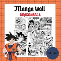 Manga wallpapers เรื่อง dragonball ภาพมังงะ ภาพตกแต่งห้อง