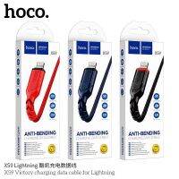 HOCO X59 สายชาร์จถักไนล่อน 2.4A ทนทานพิเศษ ป้องกันการหักงอ สำหรับ iOS / Micro USB / Type-C | Victory Anti-Bending