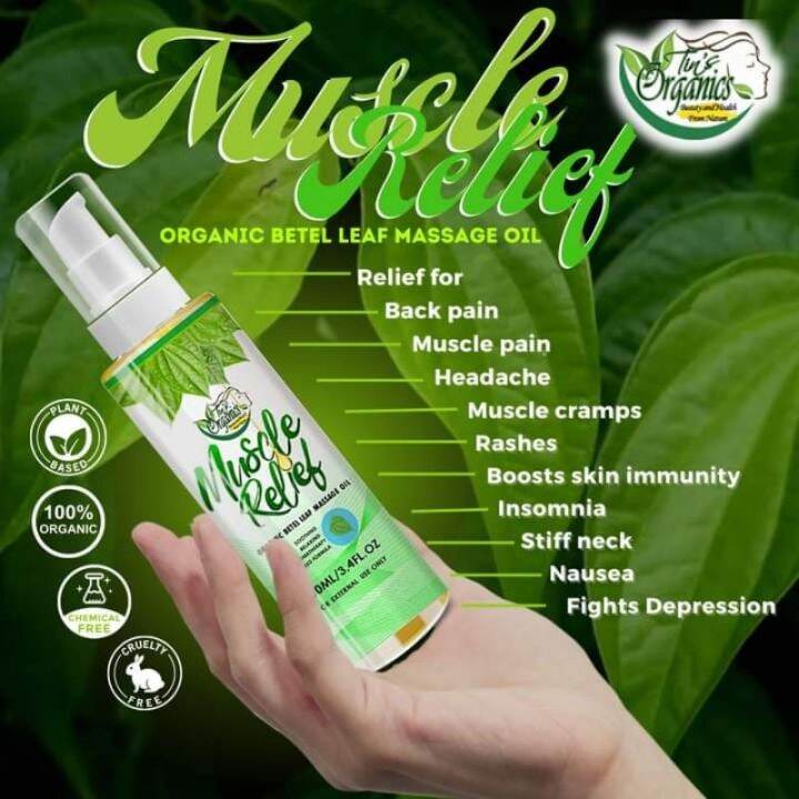 Muscle Relief Massage Oil Lazada PH