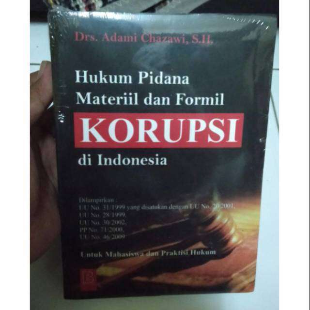 HUKUM PIDANA MATERIIL DAN FORMIL DI INDONESIA PENULIS DRS. ADAMI ...