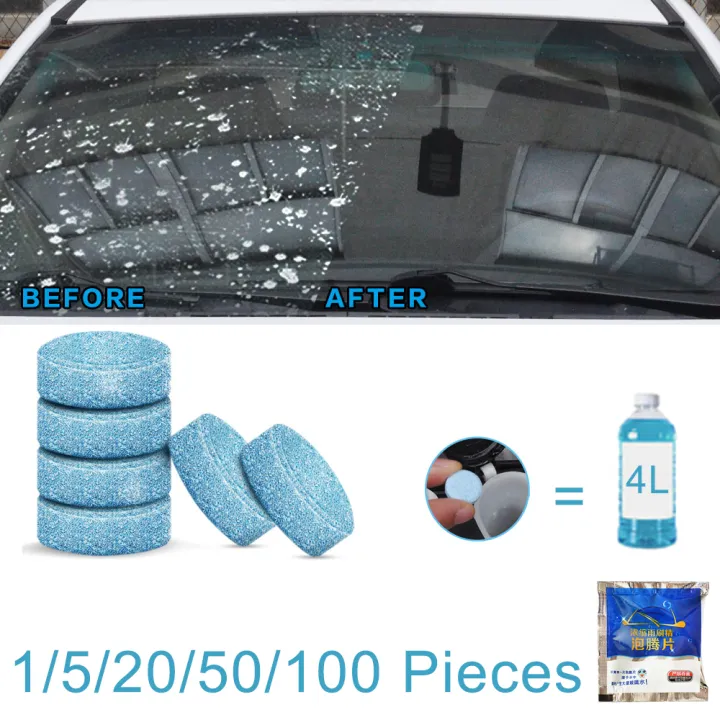 Car Windshield Cleaner Effervescent Tablet for Glass Clean Windshield