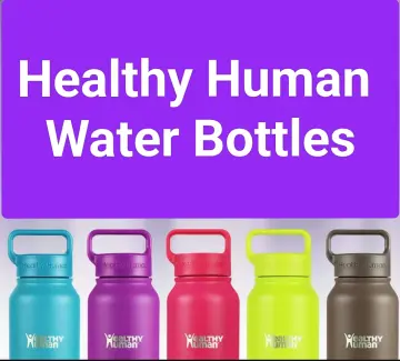 Healthy Human Stainless Steel Water Bottle (Peach, 21 oz/ 621 ml)