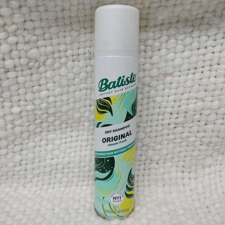 BATISTE DRY SHAMPOO ORIGINAL 200ml AUTHENTIC Lazada PH