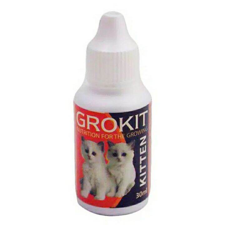 GROKIT CAT KITTEN Vitamin Pertumbuhan Anak Kucing Growing Kitten 30 ml