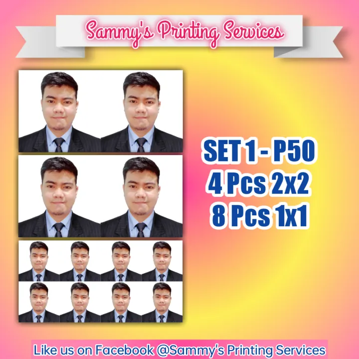 ID Picture sets 2x2 , 1x1, 1.5x1.5, passport size | Lazada PH