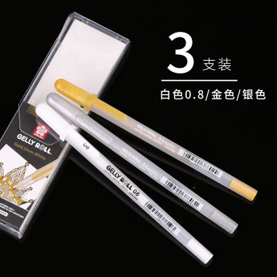 ปากกาวาดภาพไฮไลท์ยี่ห้อดอกซากุระญี่ปุ่น gellyroll ปากกาสีขาวไฮไลท์สำหรับงานศิลปะปากกาไฮไลท์สำหรับวาดภาพวาดด้วยมือ