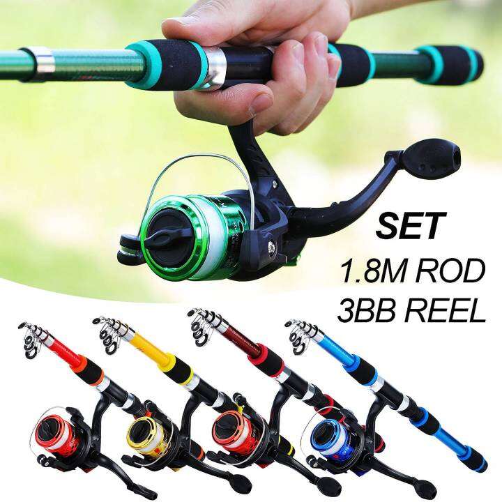 Fishing Rods Portable EVA Handle Ultralight Fishing Pole for Saltwater Children Beginners