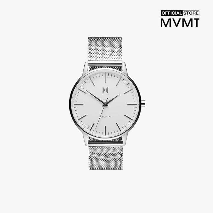 Đồng hồ nữ MVMT mặt tròn dây thép 38mm D-MB01-S 0000-07