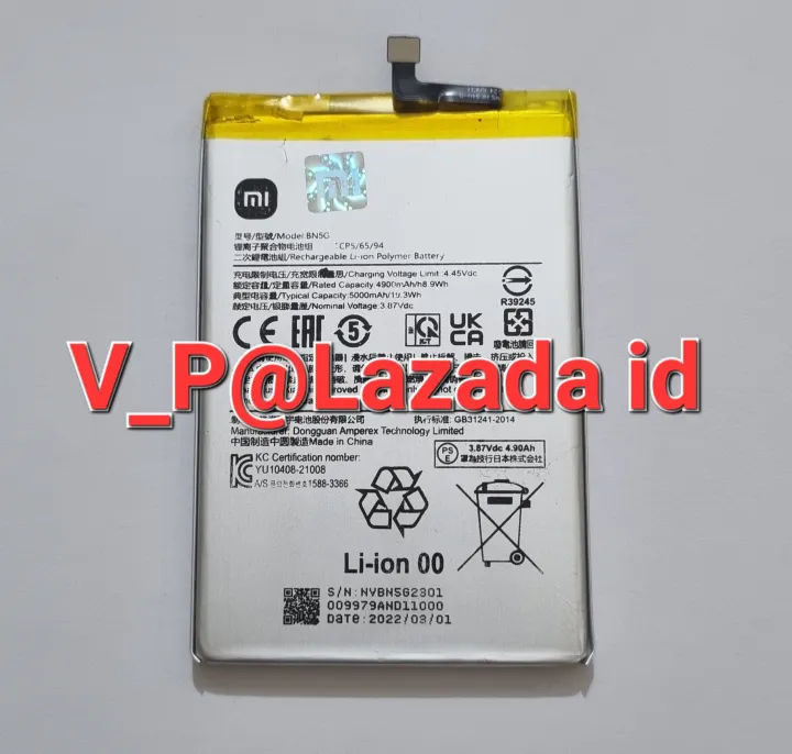 Baterai Batre Xiaomi Redmi C Original Bn G Batu Battery Batrei