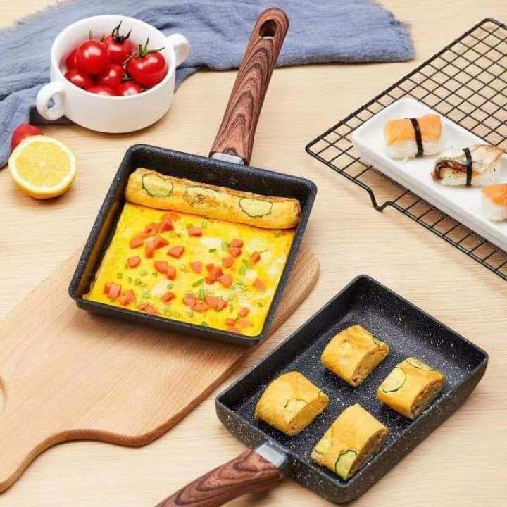 Non Stick Tamagoyaki Fry Pan Omelette Egg Pan Japanese Rectangular
