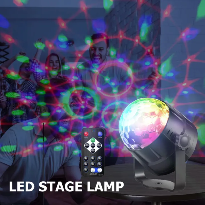 COD RGB Ball Party Lights DJ Disco Light LED Projector Strobe Lamp