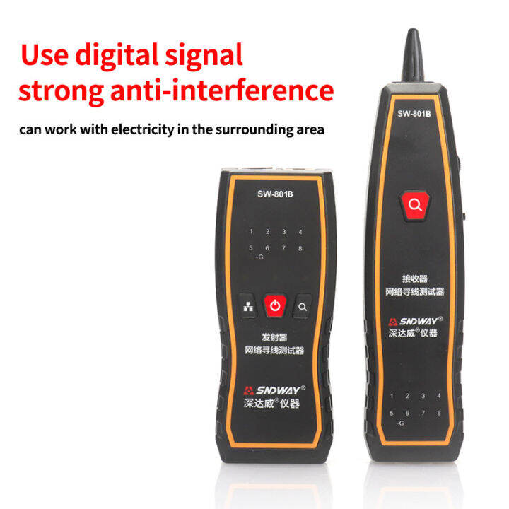 SNDWAY New Handheld Network RJ11 Locator Cable Tracker RJ45