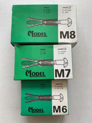 ปุ๊กพลาสติก MODEL M6  M7. M8