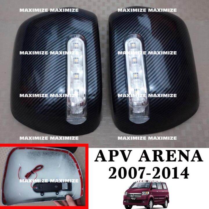 Cover Spion Suzuki Apv Arena Full Carbon Model Ganti Lazada Indonesia