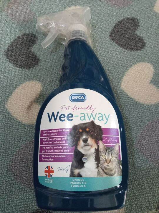 RSPCA WeeAway Pet Friendly Stain and Odour Remover 500ml clear Lazada PH
