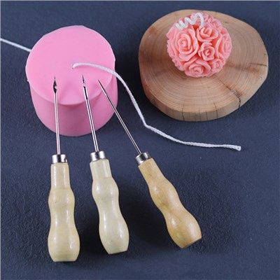 Round Hole Cone for DIY Silicone Mold Making Punch Tool Hand Drill  Equipment Practical Gadget Punching Needle Candle Wick Tools