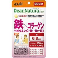 ASAHI DEAR-NATURA IRON x COLLAGEN 20days ธาตุเหล็กและคอลลาเจน 20 วัน