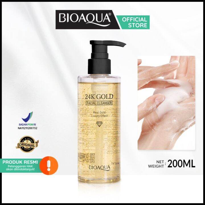 BIOAQUA 24k Cleanser 200gr / Cleanser Bioaqua 24k 200g | Lazada Indonesia