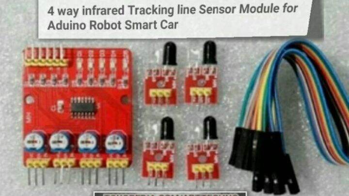 4 way infrared Tracking line Sensor Module for Aduino Robot Smart Car ...